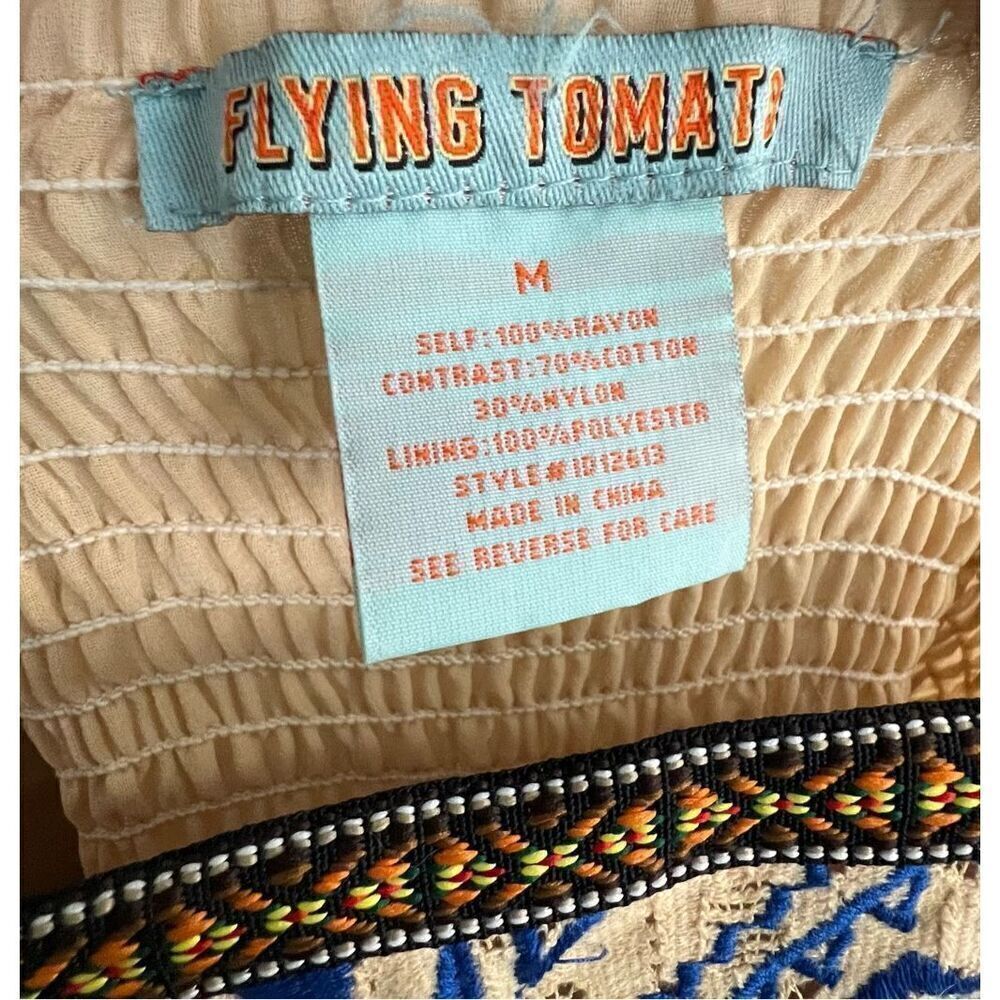 Flying Tomato Boho Aztec Pattern Spaghetti Strap Mini Dress - Picture 4 of 5
